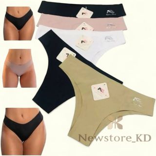 Kit 10 Calcinhas Tanga Sem Costura Com Corte a Laser Não Marca