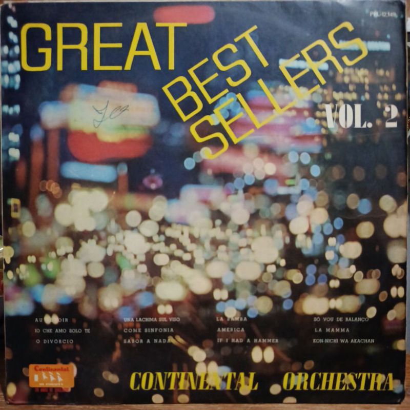 LP Continental Orchestra - Great Best Sellers Vol. 2 (512)