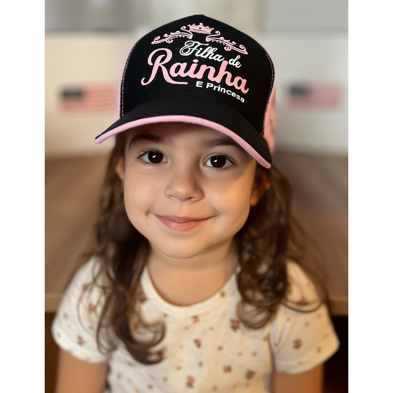 Boné Infantil Country Aba Curva Ajustável Snapback Telinha Chapéu Feminino Masculino Pai Filho Mãe Filha Cowboy Criança