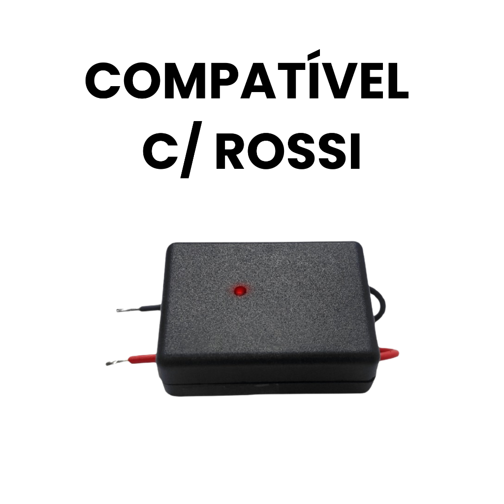 Tx Car IDEAL Controle para portão Luz Alta Compatível c/ Rossi Rolling Code em Oferta na Shopee