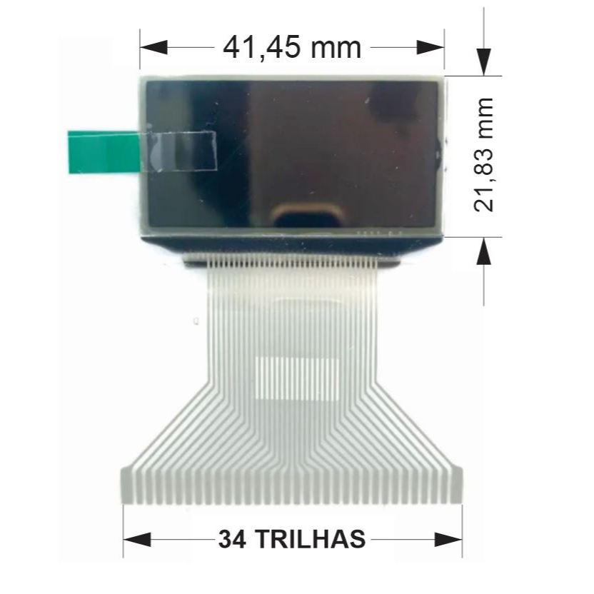 REPARO LCD KOMBI - ORIGINAL - 2008 para FRENTE