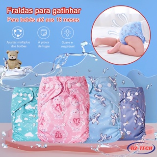 Fralda Ecológica Reutilizável Ajustável Para Bebês Impermeável Conforto E Sustentabilidade Crianças em Oferta na Shopee