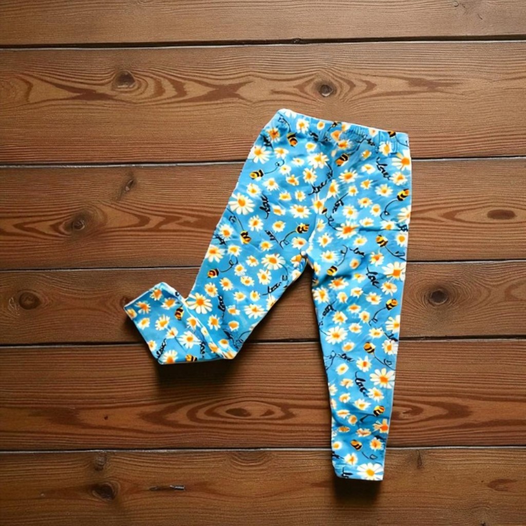 Calça Legging Estampada 1 a 6 anos menina infantil Calça infantil