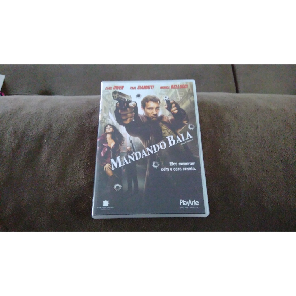 DVD Mandando Bala, Shoot 'Em Up, Clive Owen, Paul Giamatti, Monica Belucci
