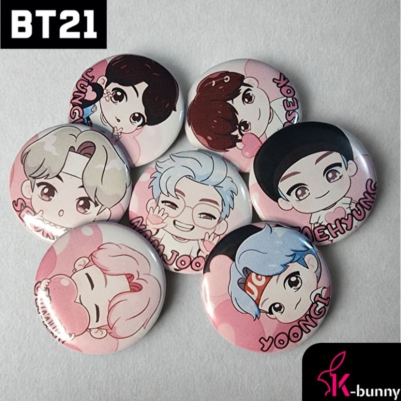 Kit Button broche BTS em Oferta na Shopee