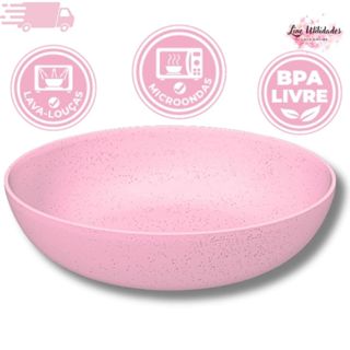 Prato Fundo Helsim 1200ml | Kit 1, 3 ou 6 un | Plástico Resistente, Sem BPA, Cores Sortidas em Oferta na Shopee