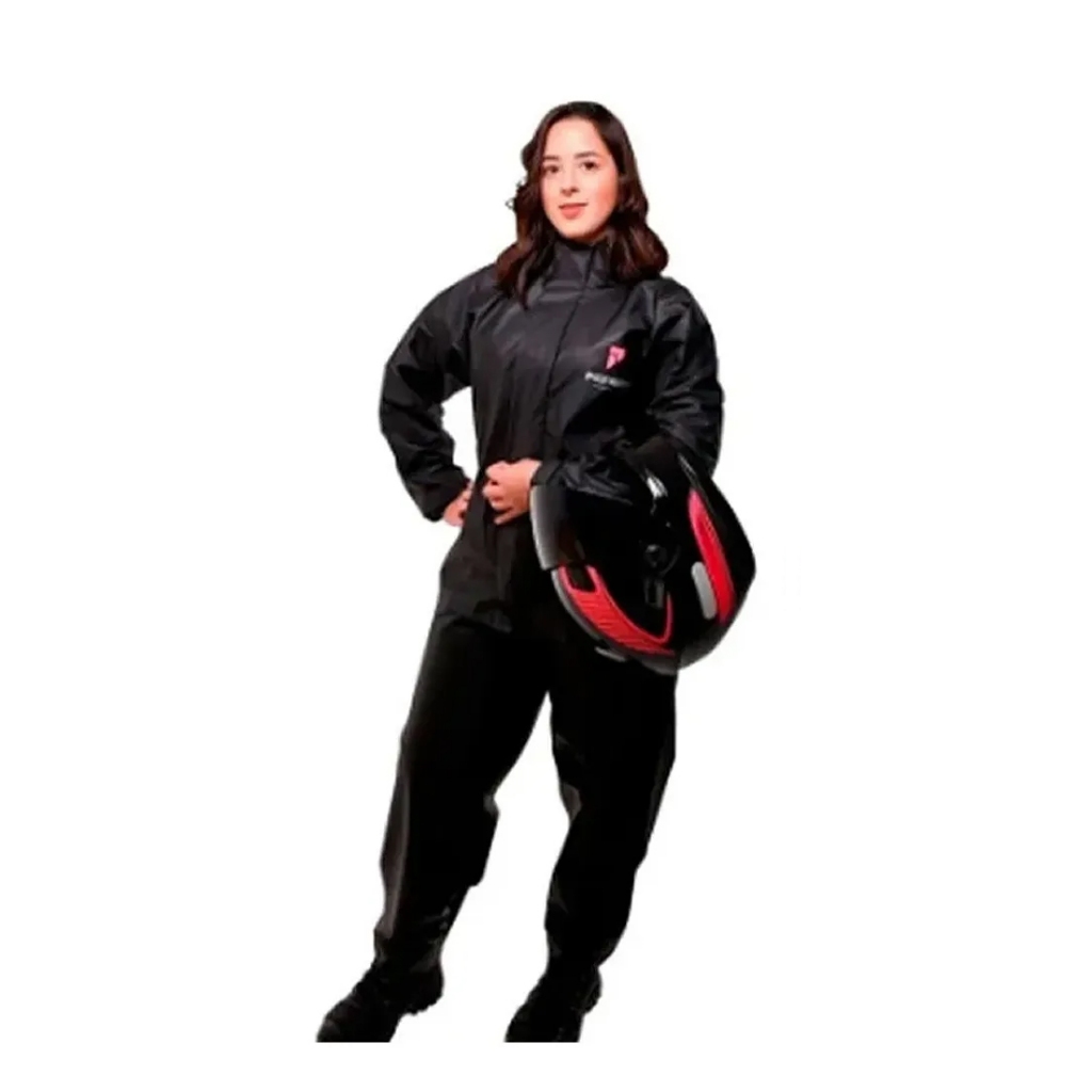 Capa de Chuva Conjunto Completo Pvc Impermeável Para Motoqueiro Adulto - Top Pioneira