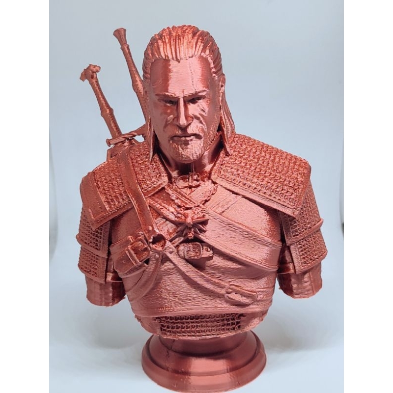 Busto Geralt de Rivia The Witcher Colecionável 3D