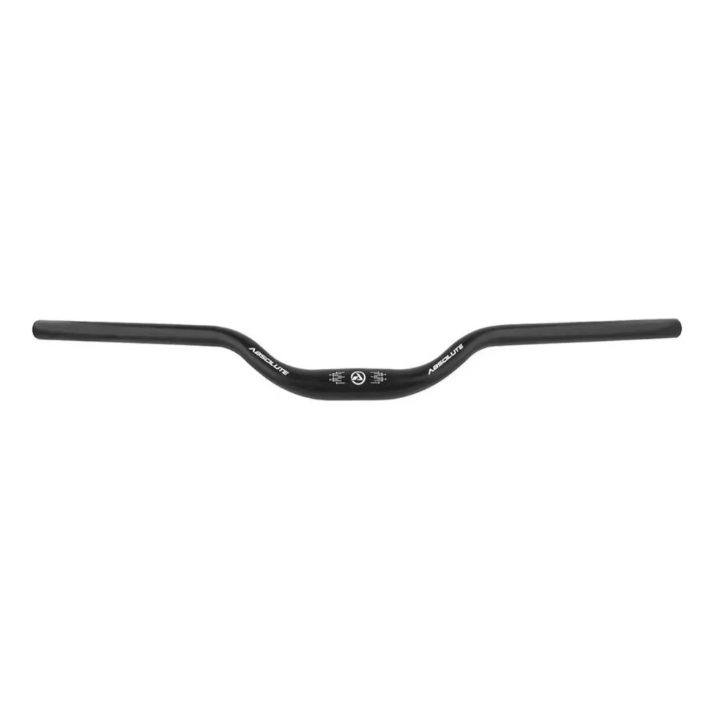 Guidão Alumínio Absolute Nero 31.8mm X 720mm 40mm Curvo Elevado Bike Mtb Aro 26 e 29