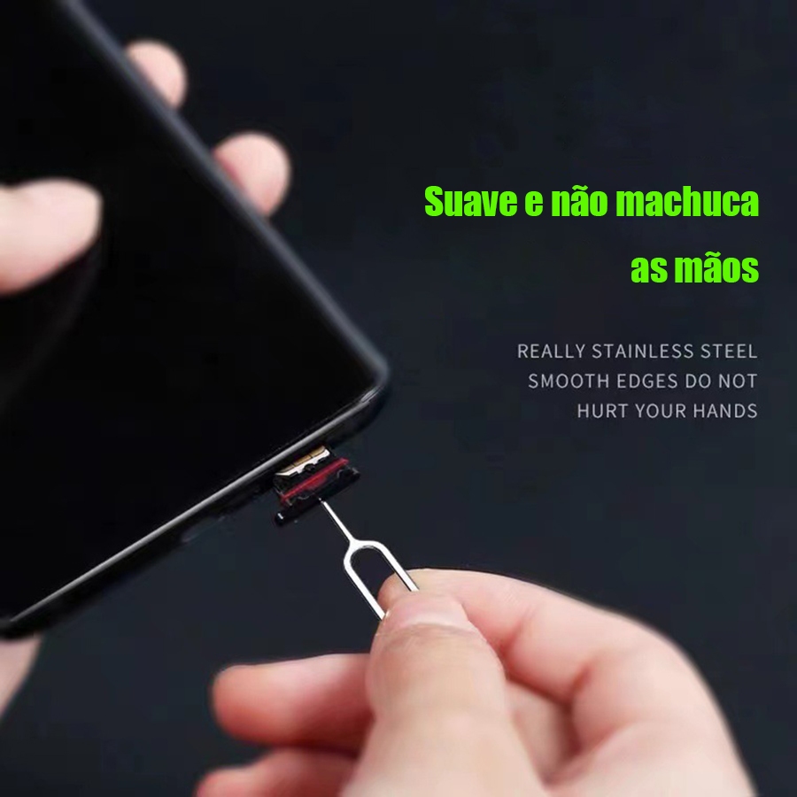 Kit 1 5 10 Peças Chave Abertura Chavinha Extratora Bandeja Chip Sim