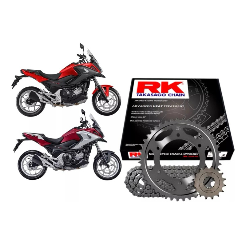 Rk Kit Relação Transmissão Nc-750x  Corrente Coroa Pinhão