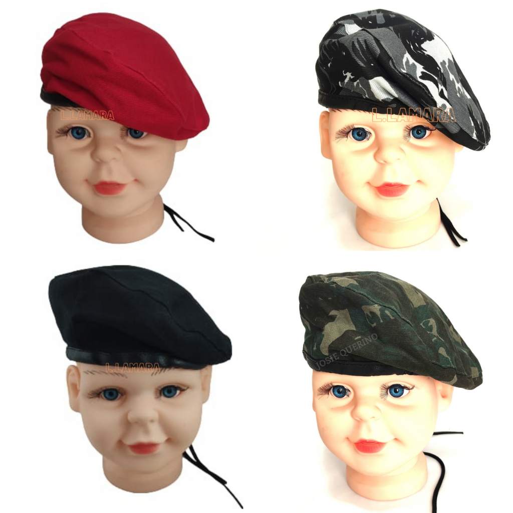 Boina Tática Infantil Estilo Militar Veste 5 a 10 Anos