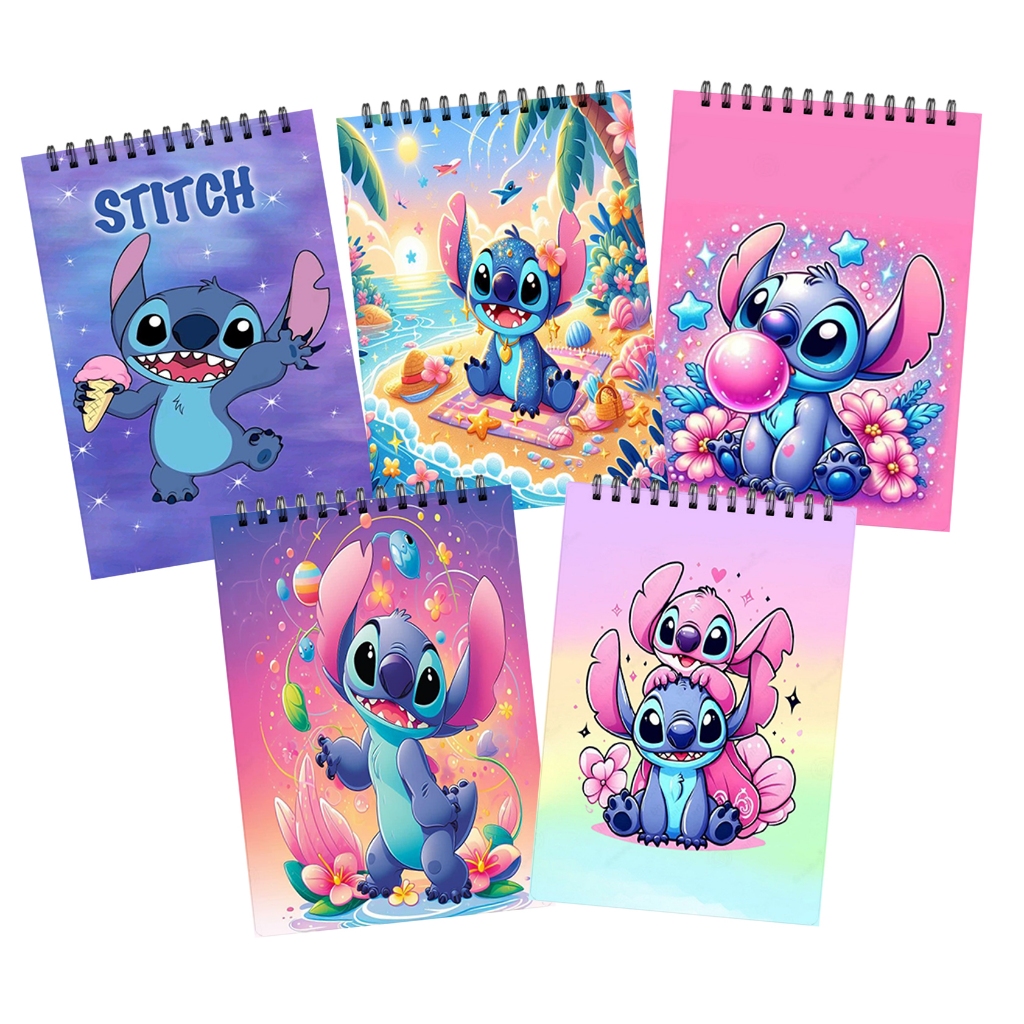 30 Mini bloquinho 7x10 Stitch