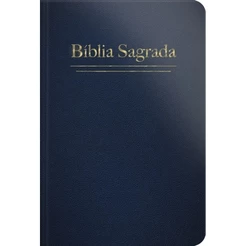 Bíblia Sagrada - ARC - Letra Grande - Capa Semi Luxo Azul