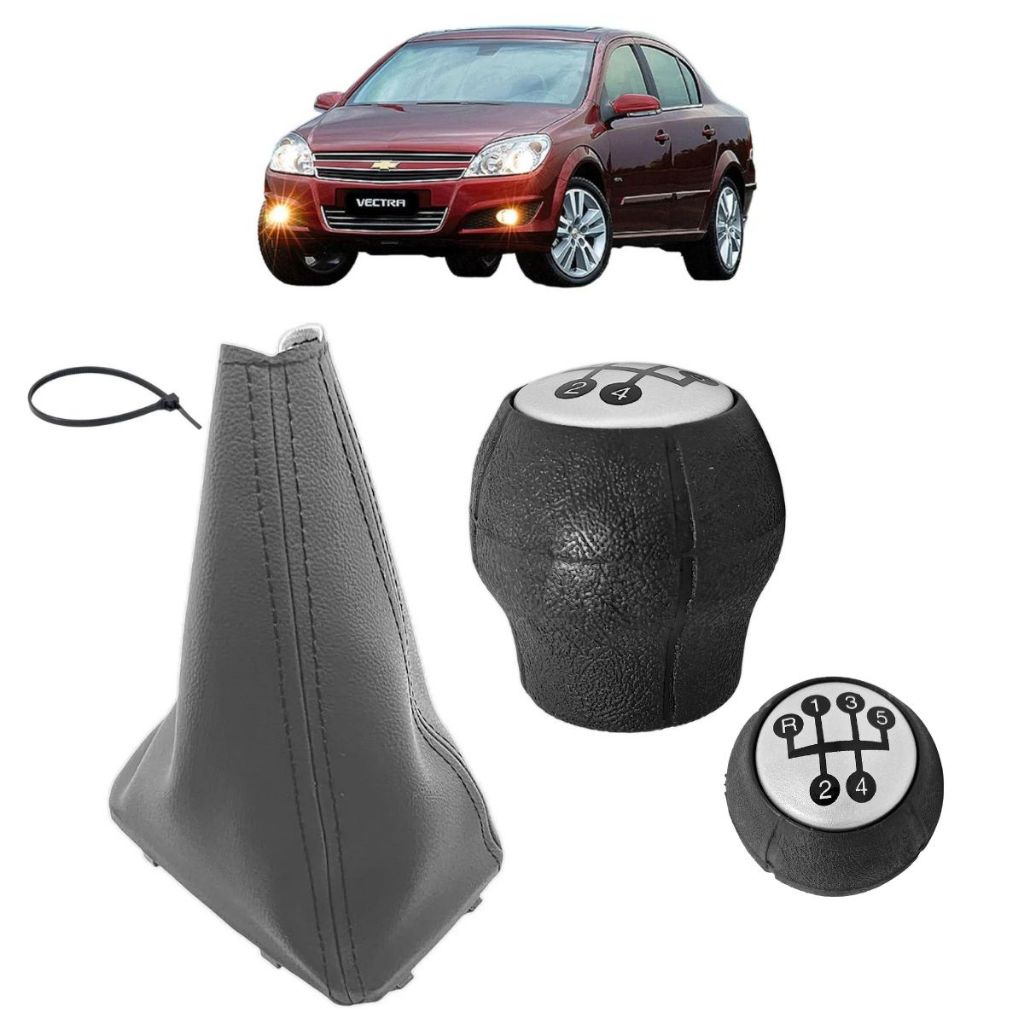 Peça Manopla Bola E Forro Coifa Courvin Com Aro Base Câmbio Manual Vectra Plus Cd 1994 2000 2001 2002 2003 2004 2005