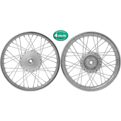 Par Aro Roda Raio 4mm Ybr/factor Tambor Diant/tras