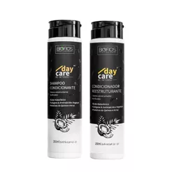 shampoo e condicionador Re-Intense - Reconstrução Biofios Profissional