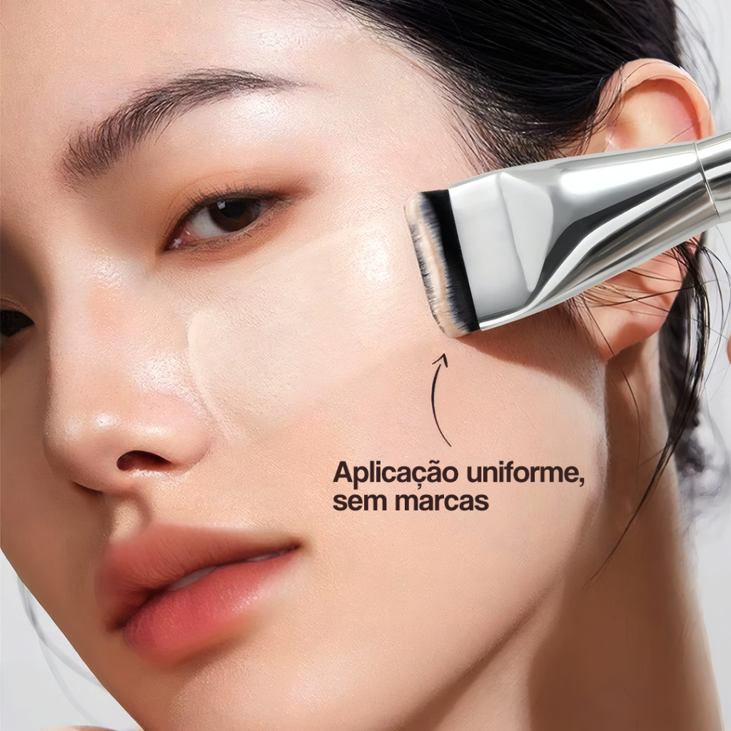 Pincel de Base Profissional Flat Ultra Fino , Fibra Macia , KOASIS em Oferta na Shopee
