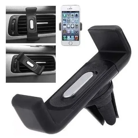 KIT 02 Suporte Automotivo Fixa Saida Ar Gps Celular Smartphone