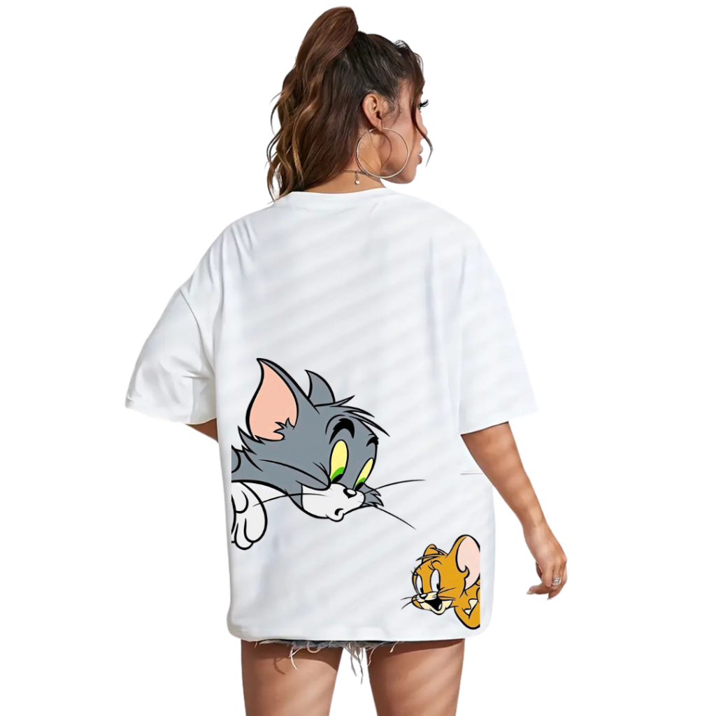Camiseta Oversized Feminina Camisa Academia 100% Algodão Estilo E Conforto