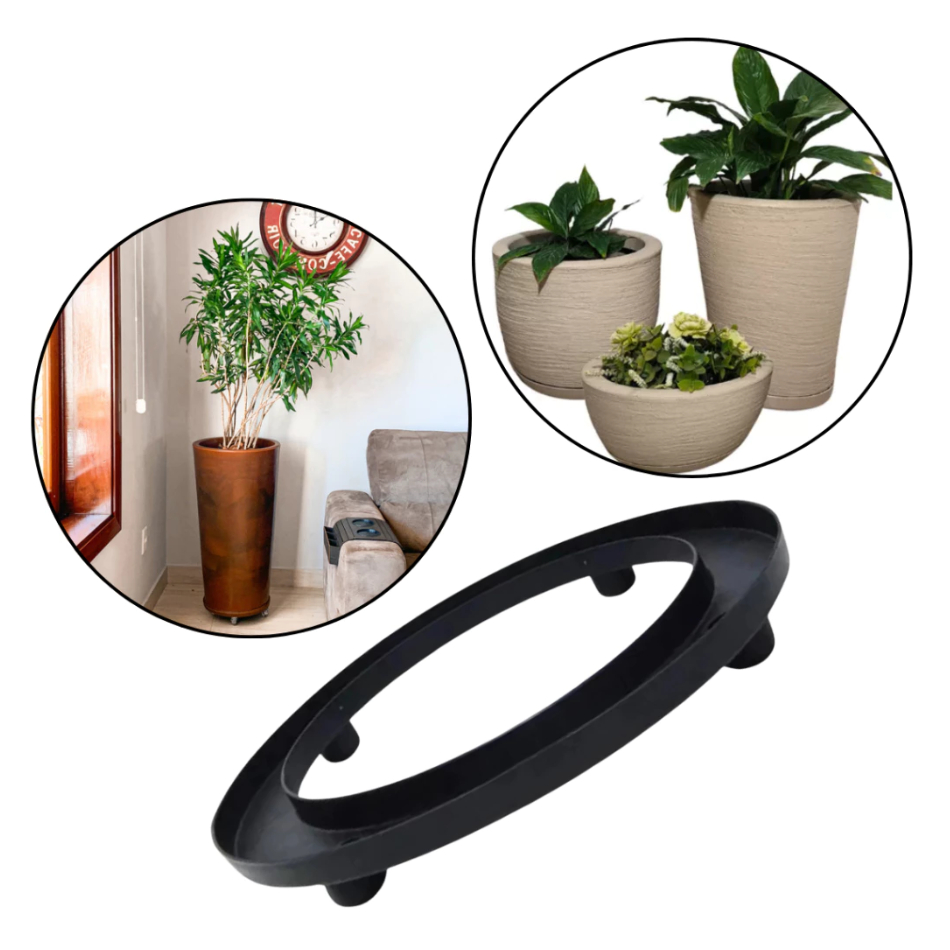 Suporte Multiuso Reforçado Base para botijão de gás Suporte para vasos de plantas Apoio
