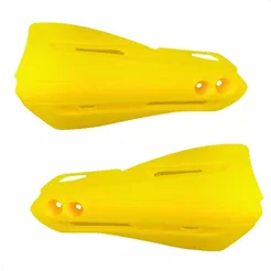 Protetor Mão Rx Moto Amarelo Manopla Punho Nylon Kit Com 2