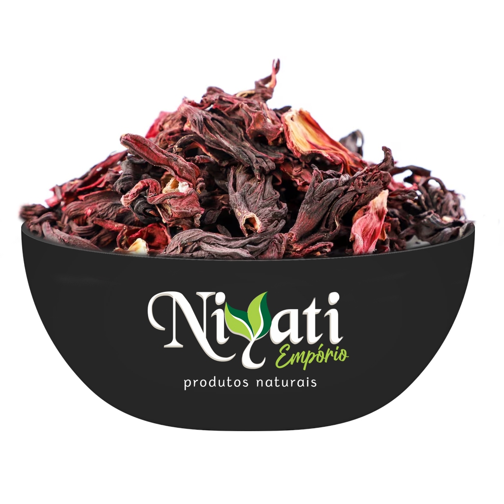HIBISCO FLOR INTEIRA PACOTE DE 1KG PARA CHÁ BEBIDA DETOX DIURÉTICA - NIYATI em Oferta na Shopee