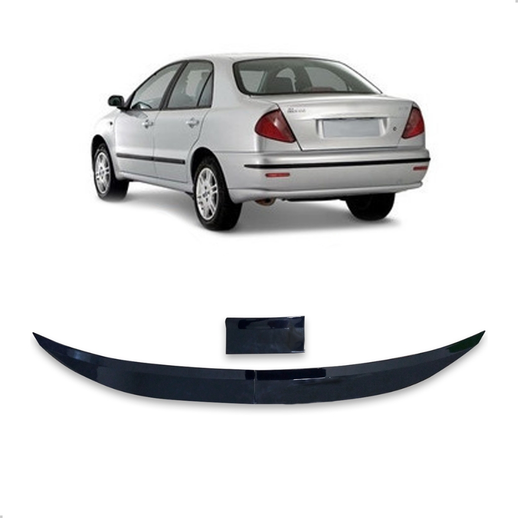Aerofólio Para Fiat Marea Sedan 1998 1999 2000 2001 2002 2003 2004 2005 2006 A 2007 Black Piano