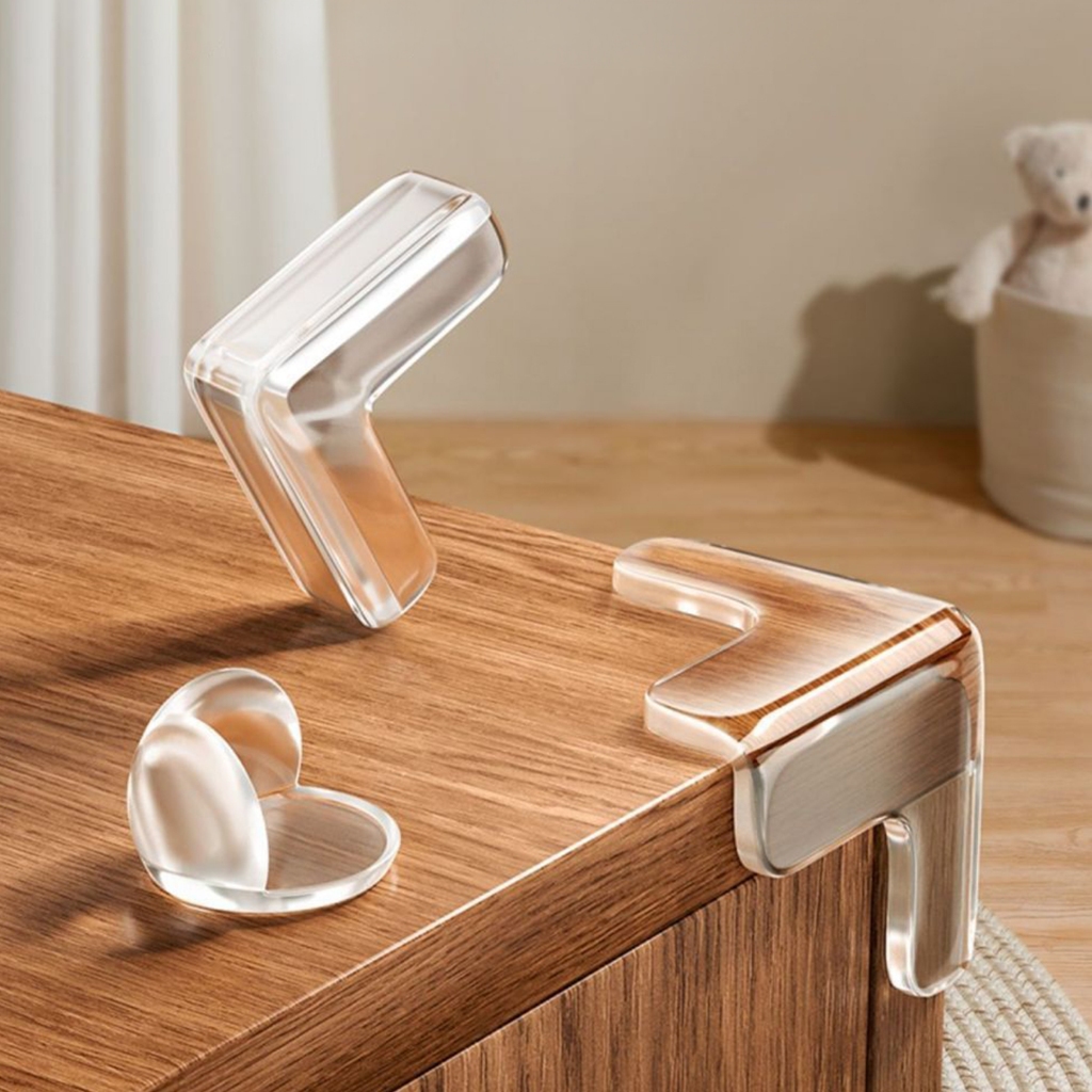 Kit 10- 30 Protetor Cantoneira Quina Móveis  - L/T/Bola - PVC Semi-Transparente Vento em Oferta na Shopee