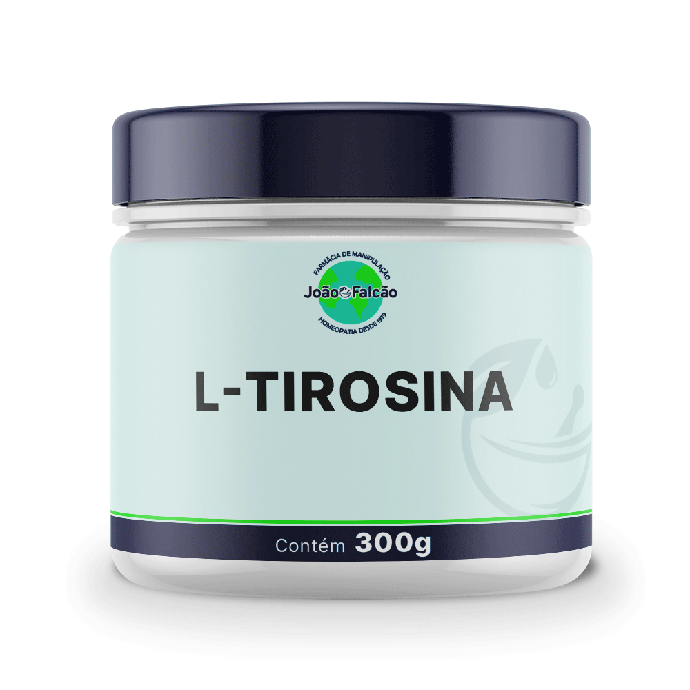 L-Tirosina 300G - Aminoacido Organico Proteico - Pote