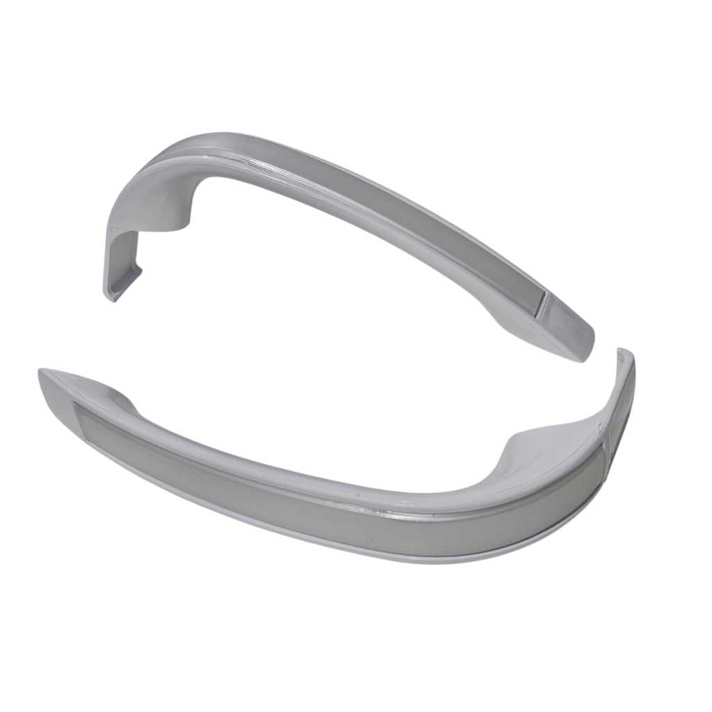 Kit Puxador da  Geladeira Brastemp Brd36 Brm33 Brm37 Brm43 Crd