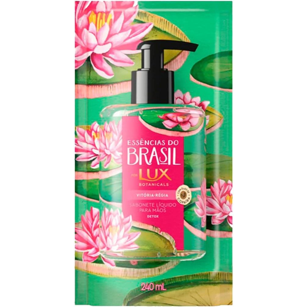 Refil Sabonete Líquido Lux para Mãos Vitória-Régia 240ml