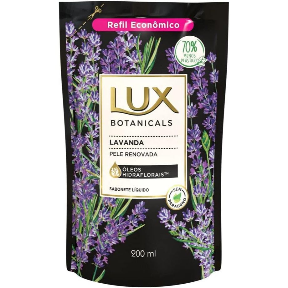 Sabonete Lux Liquido Refil Lavanda 200ml em Oferta na Shopee