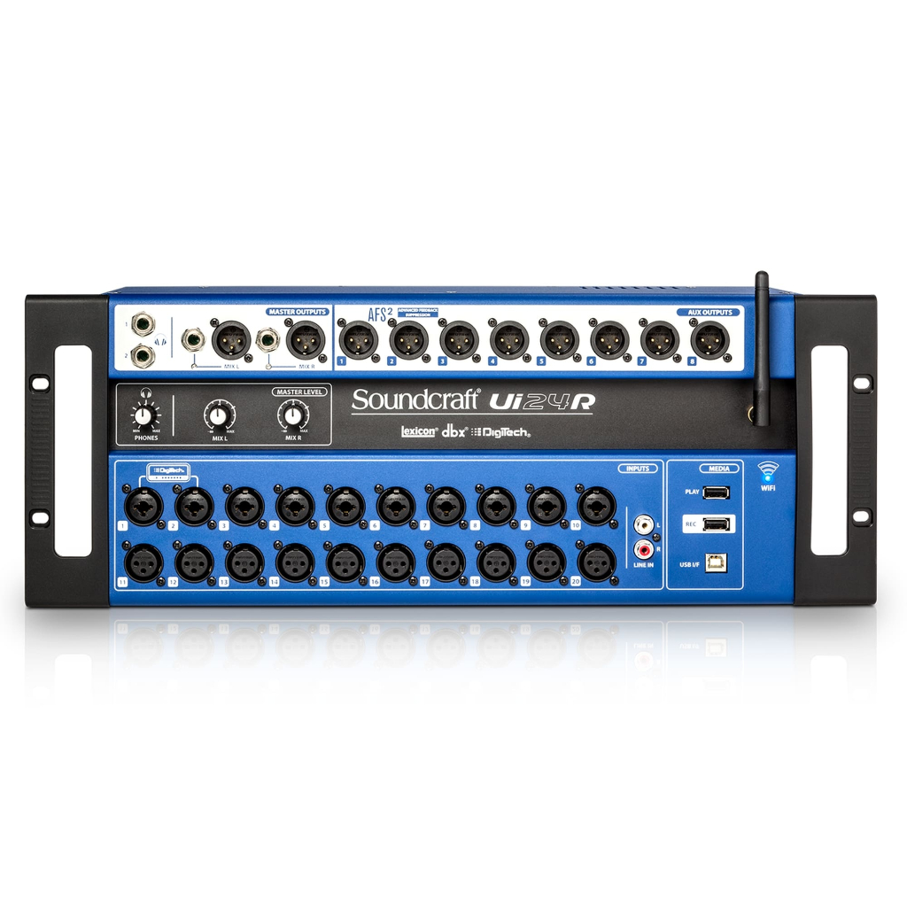 Mesa De Som Digital Soundcraft UI24R Usb Wifi Ui 24 24 Canais UI 24 UI24 em Oferta na Shopee