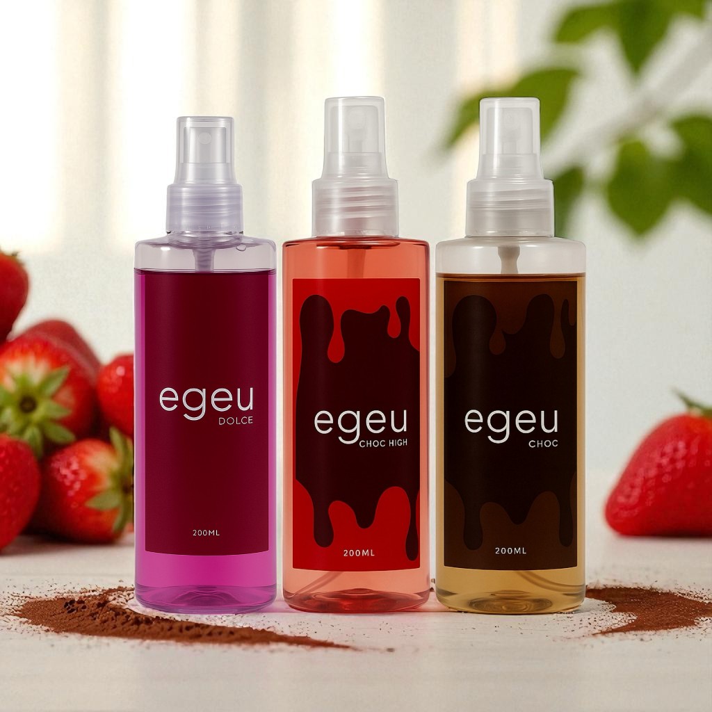 Trio do Amor Feminino Pós Banho 3 Body Splash Choc + Choc High + Dolce Feminino 200ml