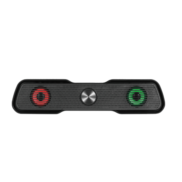 SOUNDBAR GAMER BOOSTER LED 2X3W USB E AUX LETRON