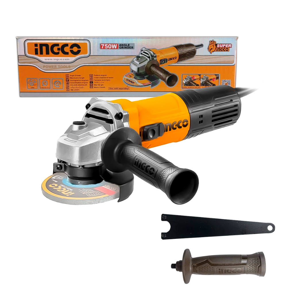Esmerilhadeira Ingco 750W 115mm M14 127V ou 220V 12000RPM Corte e Desbaste Compacta