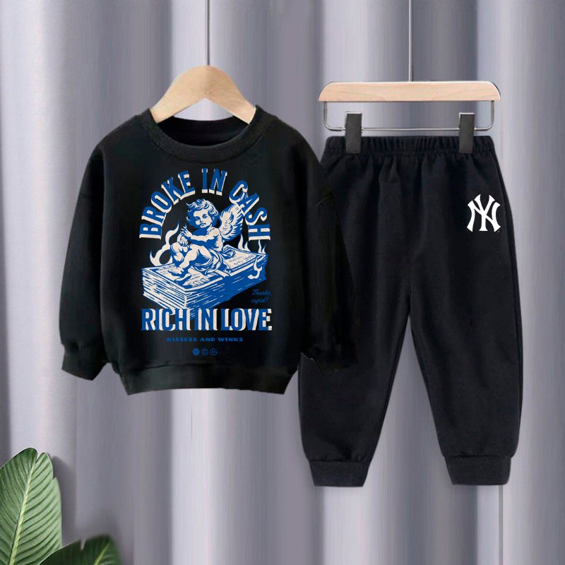 Conjunto Masculino Infantil Moleotns Infantil Moletom Gola Careca Moleton Masculino Casaco Infantil
