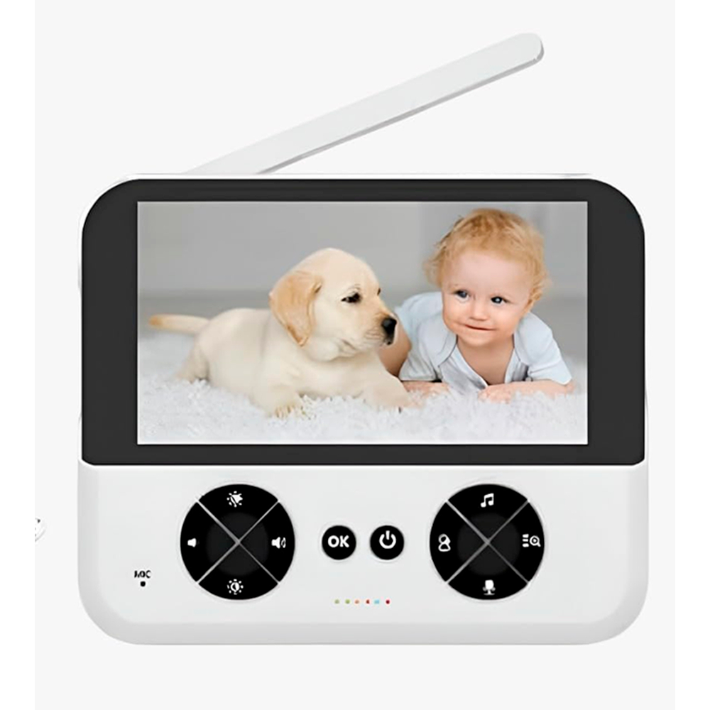 Câmera 1080P para Monitoramento de Bebês com Visão Noturna e Comunicação Remota