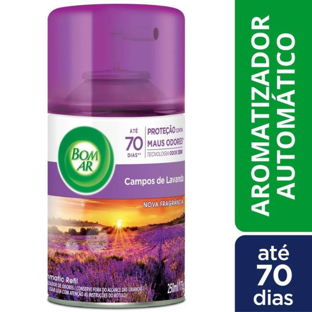 Refil Bom Ar Freshmatic Para Aparelho Automático - Aromatizador Air Wick Dura Até 70 dias Cada em Oferta na Shopee