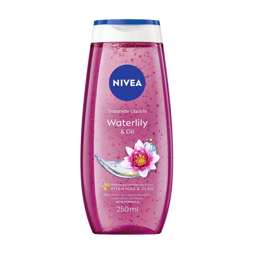 NIVEA Sabonete Líquido Waterlily & Oil 250ml - Beauty