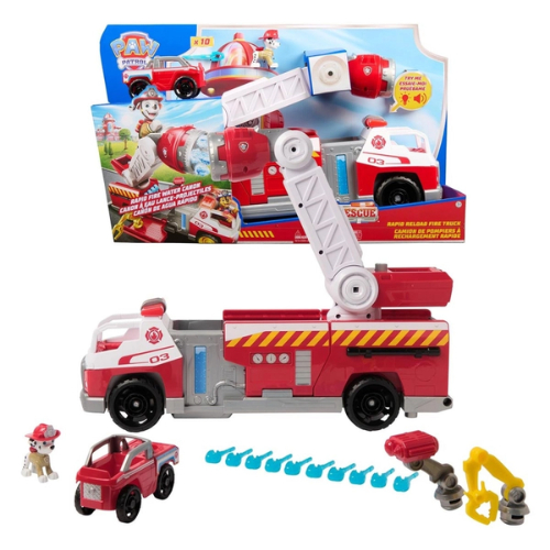 Caminhão De Bombeiro Marshall Deluxe Fire Rescue Patrulha Canina - Sunny Brinquedos