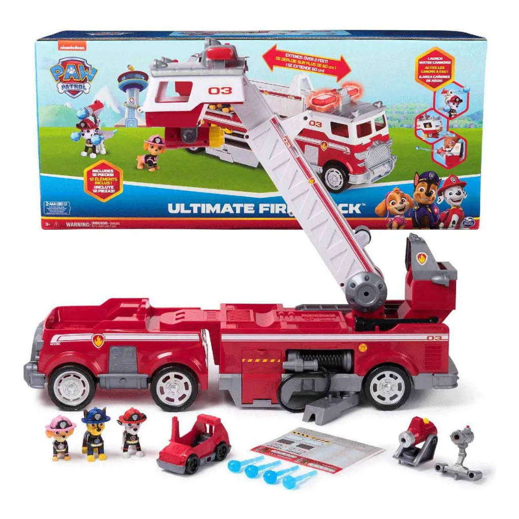 Caminhão De Bombeiro Ultimate Fire Truck Patrulha Canina - Sunny Brinquedos