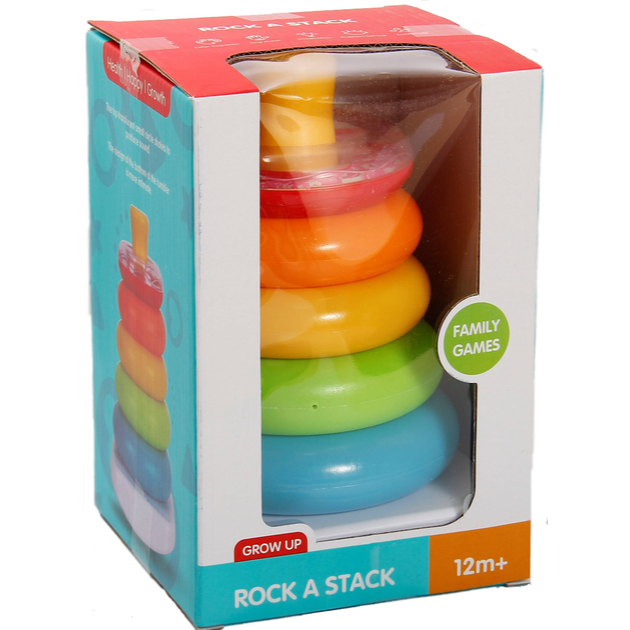 Pirâmide de anéis coloridos infantil brinquedo educativo - Toys Import J24563 em Oferta na Shopee