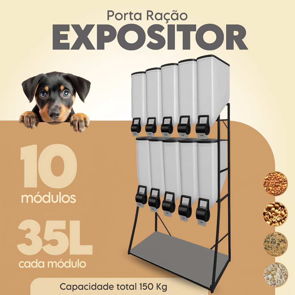 Expositores de Ração a Granel: Onde Comprar | BuscaProdutos
