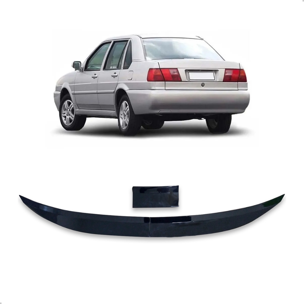 Aerofólio Para Vw Santana 1998 1999 2000 2001 2002 2003 2004 2005 A 2006 Black Piano Universal