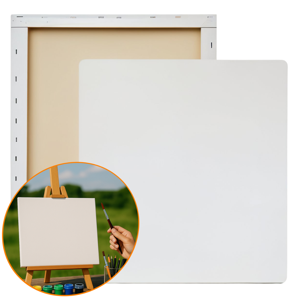 Tela Para Pintura 20x30cm Branca Tecido Tinta Óleo Acrílica Quadro Arte