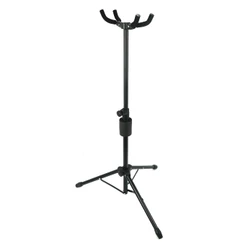 Suporte violão Duplo de chão MXT MX-22C para Violão e Guitarra Regulável em Metal com Espuma de Proteção