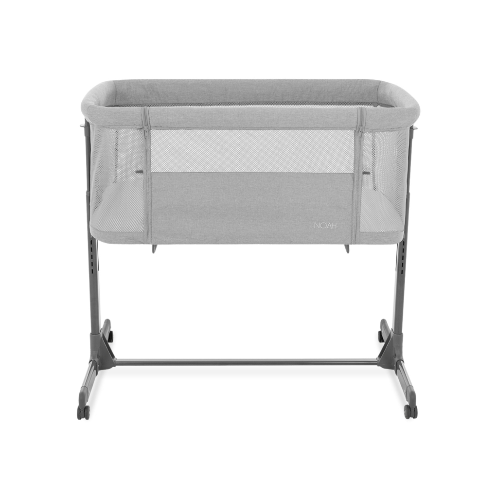 Berço Co-Sleep Noah Light Grey KikkaBoo