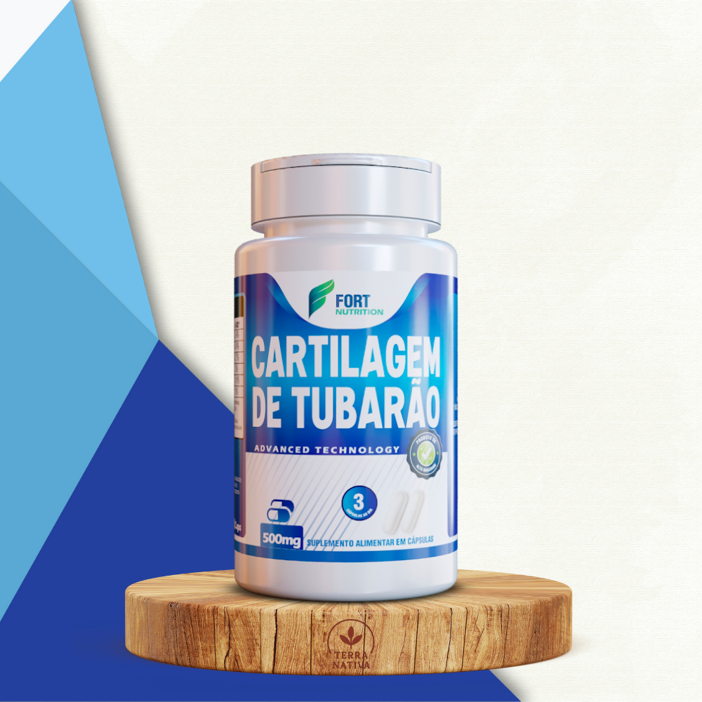 Cartilagem de Tubarão Cálcio Fósforo Sulfato Condroitina Colágeno Suplementos Alimentares Bem-Estar